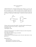 Physics 517/617 Experiment 4 Transistors - 1 R I