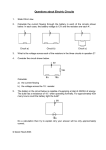 Questions about Electric Circuits