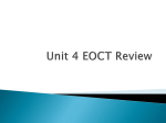 Unit 4 EOCT Review