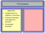 1.4: Functions - Tacoma Public Schools