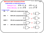 Chapter # 3: Multi-Level Combinational Logic Contemporary