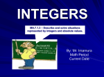 INTEGERS