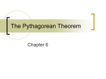 Pythagorean Theorem and Calculating with Radicals