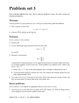 Problem set 3