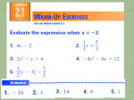 2.1 Functions and Their Graphs