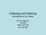 B Tree Index Files by Huy Nguyen