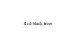 Red-black trees