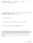 . Data Structures (810:052) Lecture 29 Name:_________________