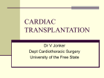 CARDIAC TRANSPLANTATION