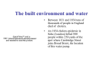 The built environment and water