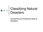 Classifying Natural Disasters Power