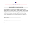 I understand that due to my occupational exposure to blood... materials, I may be at risk of acquiring hepatitis B...