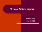 Physical Activity Injuries