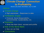 Climate Risk Management for Thailand