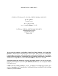 NBER WORKING PAPER SERIES UNCERTAINTY, CLIMATE CHANGE AND THE GLOBAL ECONOMY