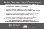 The Forest Service Climate Change Performance Scorecard