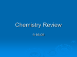 Chemistry Review