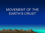 MOVEMENTOFTHEEARTHSCRUST