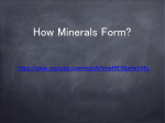 How Minerals Form? - Madison County School District