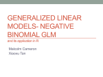 Generalized Linear Models