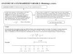 Anatomy: Standardized Variable