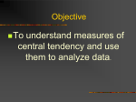 measures of cent. tendency 7.7