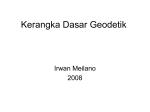 Kerangka Dasar Geodetik