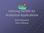 Utilizing NeSSI for Analytical Applications