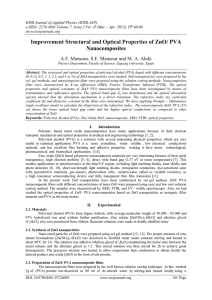 IOSR Journal of Applied Physics (IOSR-JAP)