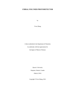 CHIRAL POLYMER PHOTODETECTOR