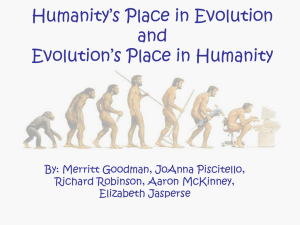 Humanity`s Place