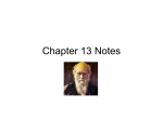 Evolution notes