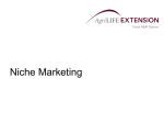 Niche Marketing - Texas A&M University