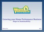 Blaine Fox - Growing Your Home Performance Business