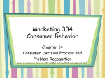 Marketing 334 Consumer Behavior