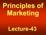 Principles of Marketing