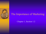 The Importance of Marketing