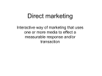 Direct marketing