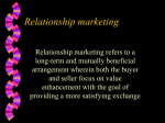 Relationship marketing