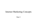 Internet Marketing Concepts