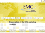 The European Marketing Confederation (EMC)