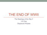 The End of the War