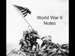 World War II Notes