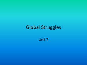 Global Struggles