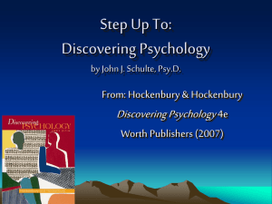 Step Up To: Psychology