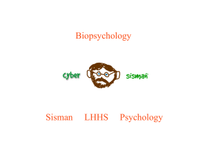 Biopsychology and Perception