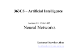 Introduction to Neural Networks