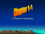 The Five Themes of Geography