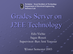 Grades Server on J2EE Technology