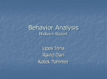 Behavior Analysis